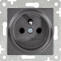 RİTA MEK TUŞ UPS (FRANSIZ) PRİZ ANTRASİT 1